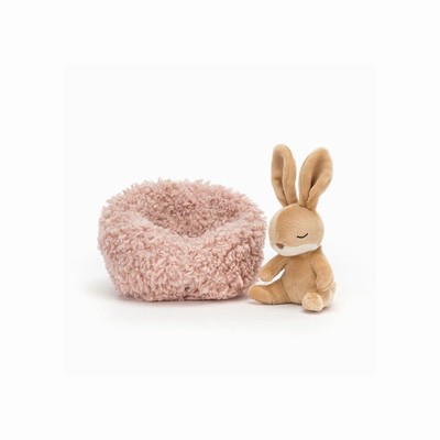 Jellycat Hibernating Bunnies Australia | 624958BAQ